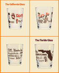 2 of Each Tiki History Glasses