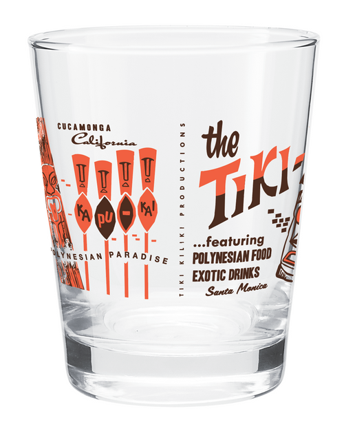 Set of 2 California History Tiki Glassware